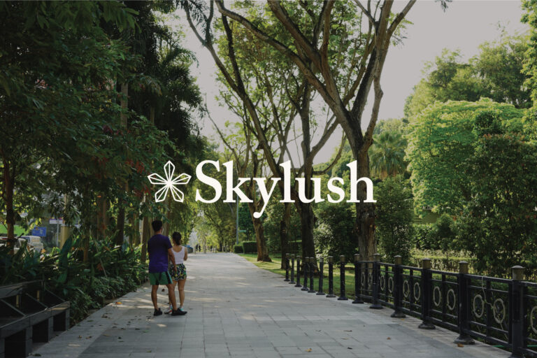 park with logo overlaid